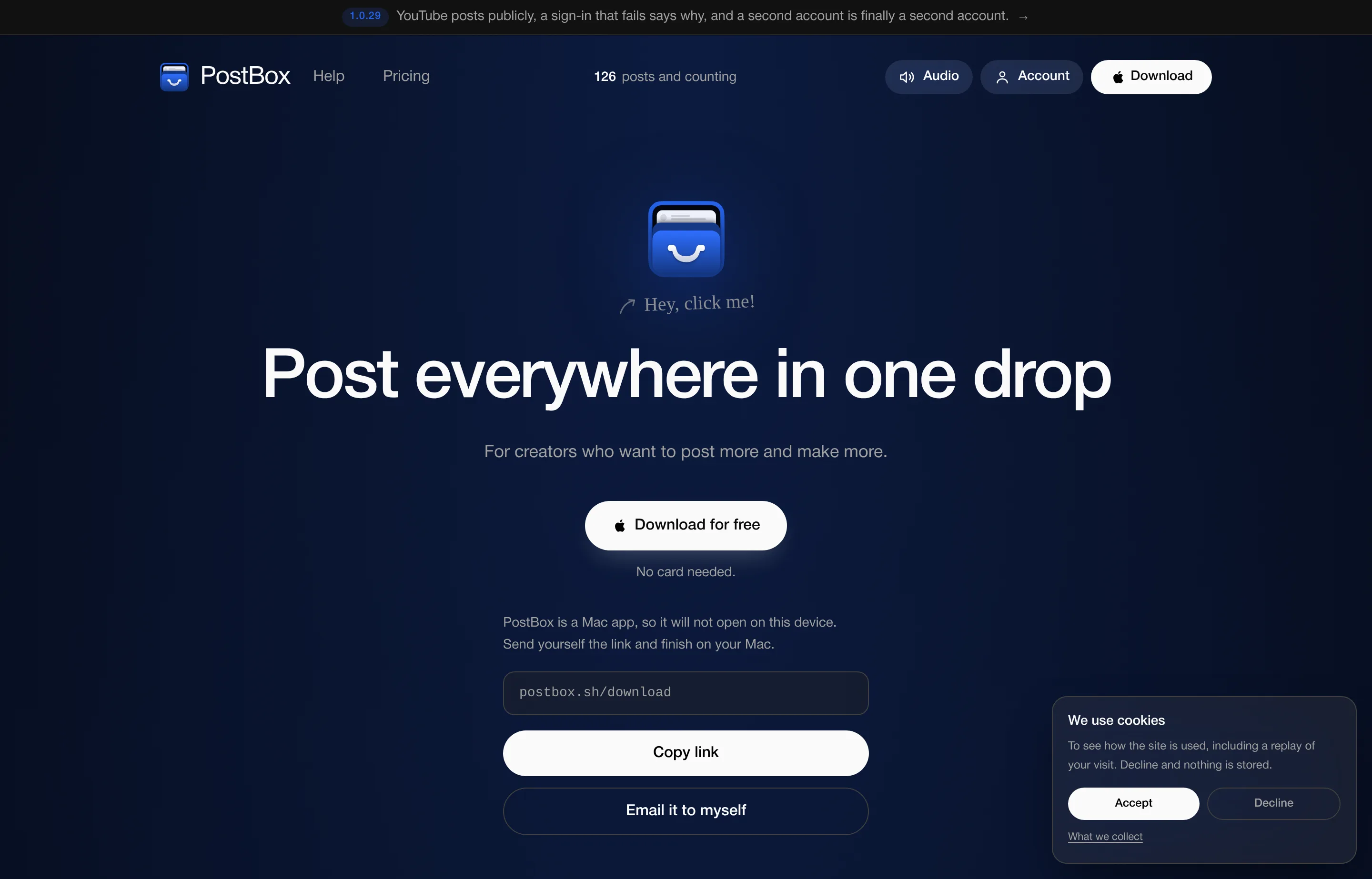PostBox screenshot