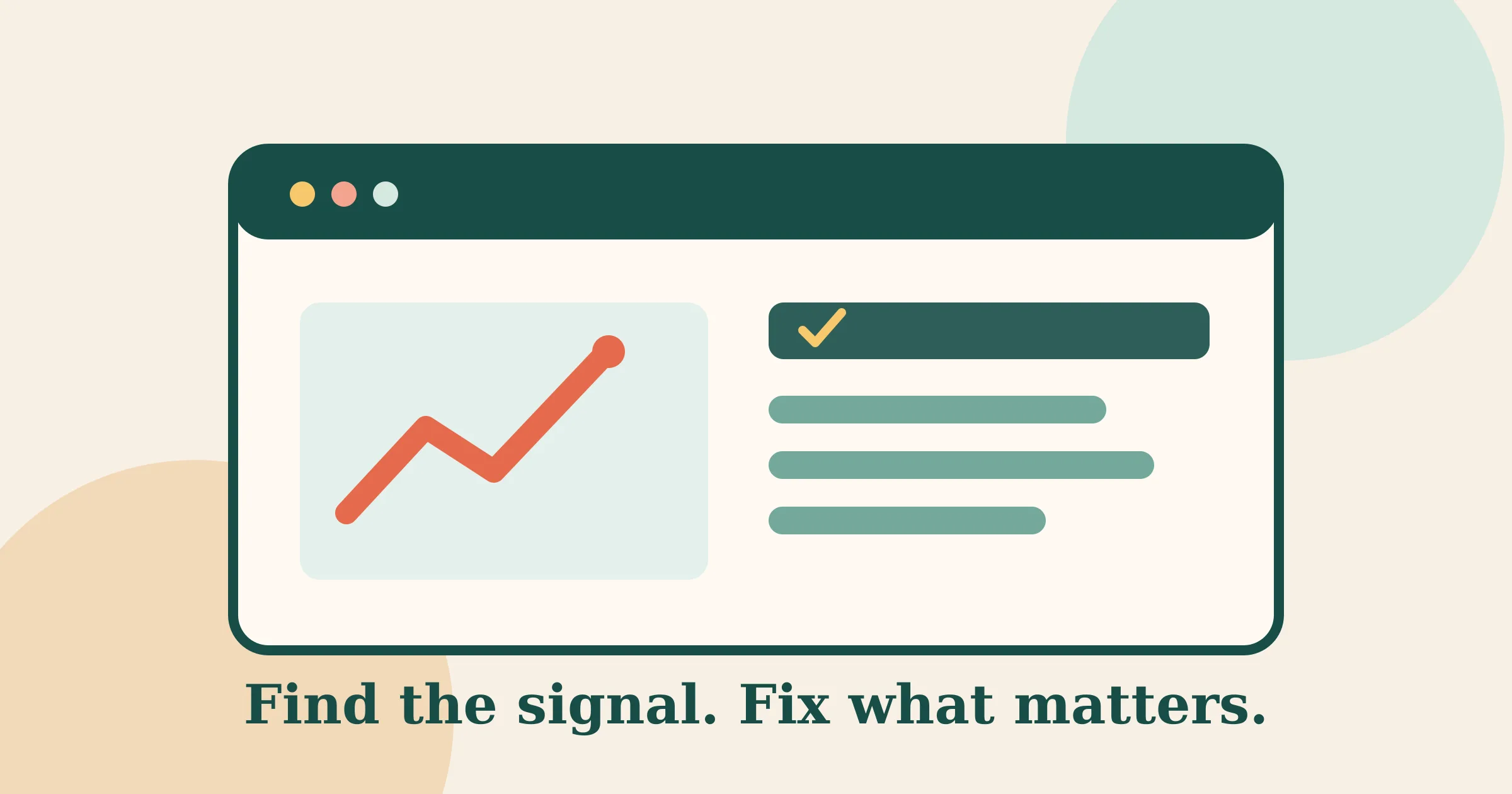 Best SEO tools for small business — a search dashboard, rising chart, and prioritized checklist.